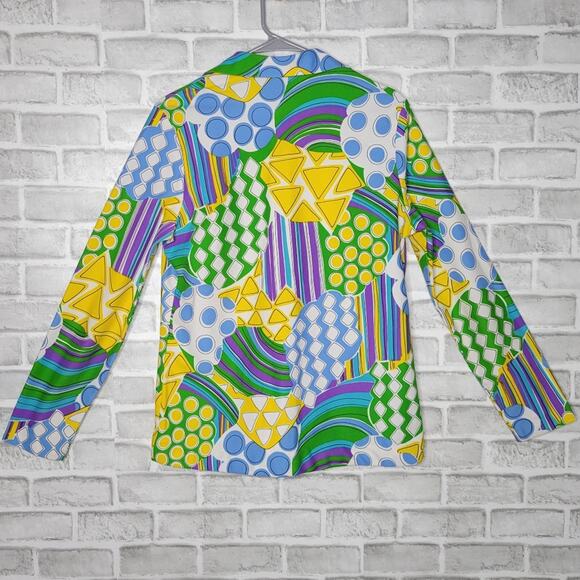 Funky Vintage Collared Shirt by Lanie J - Picture 4 of 5